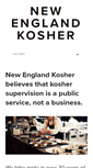 Mobile Screenshot of nekosher.org